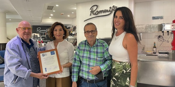 Reconocimiento al Grupo Empresarial Romerijo, por el 70 aniversario.